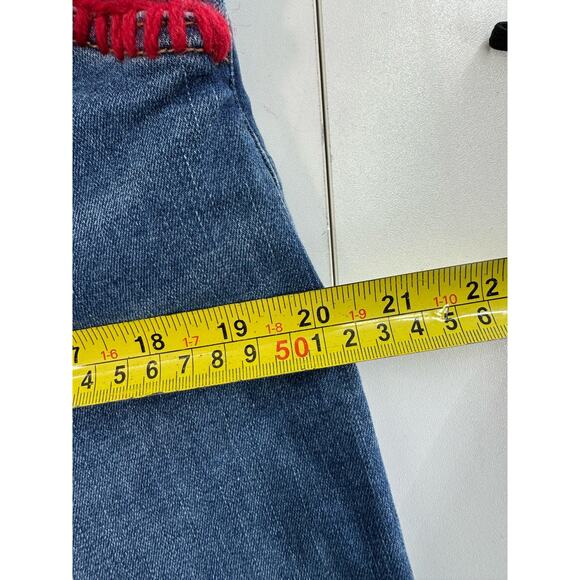 Reimagined Embroidered Retro Style Hollister Overalls Size Large - Picture 7 of 14